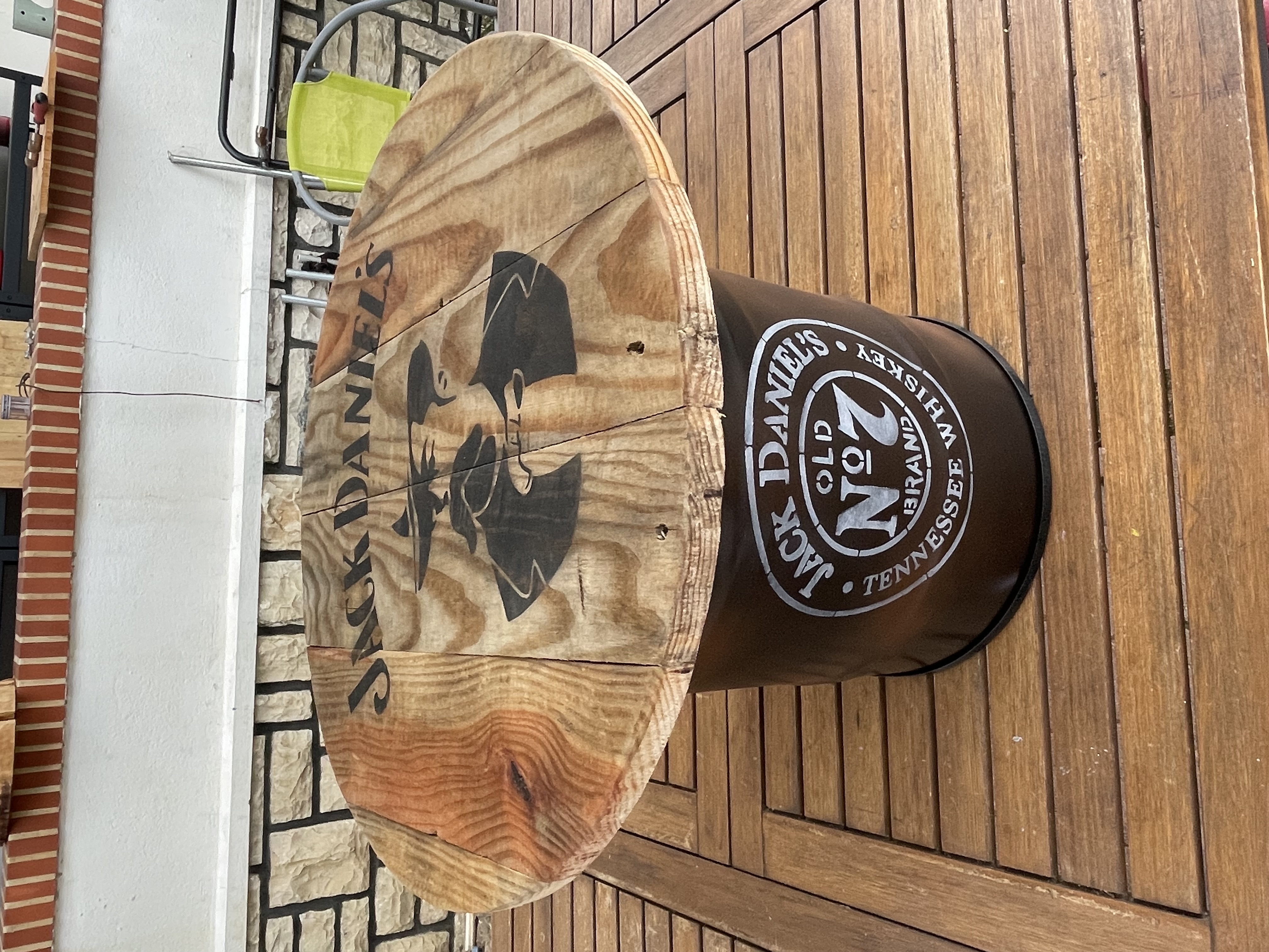 Mini table d'appoint jack daniels